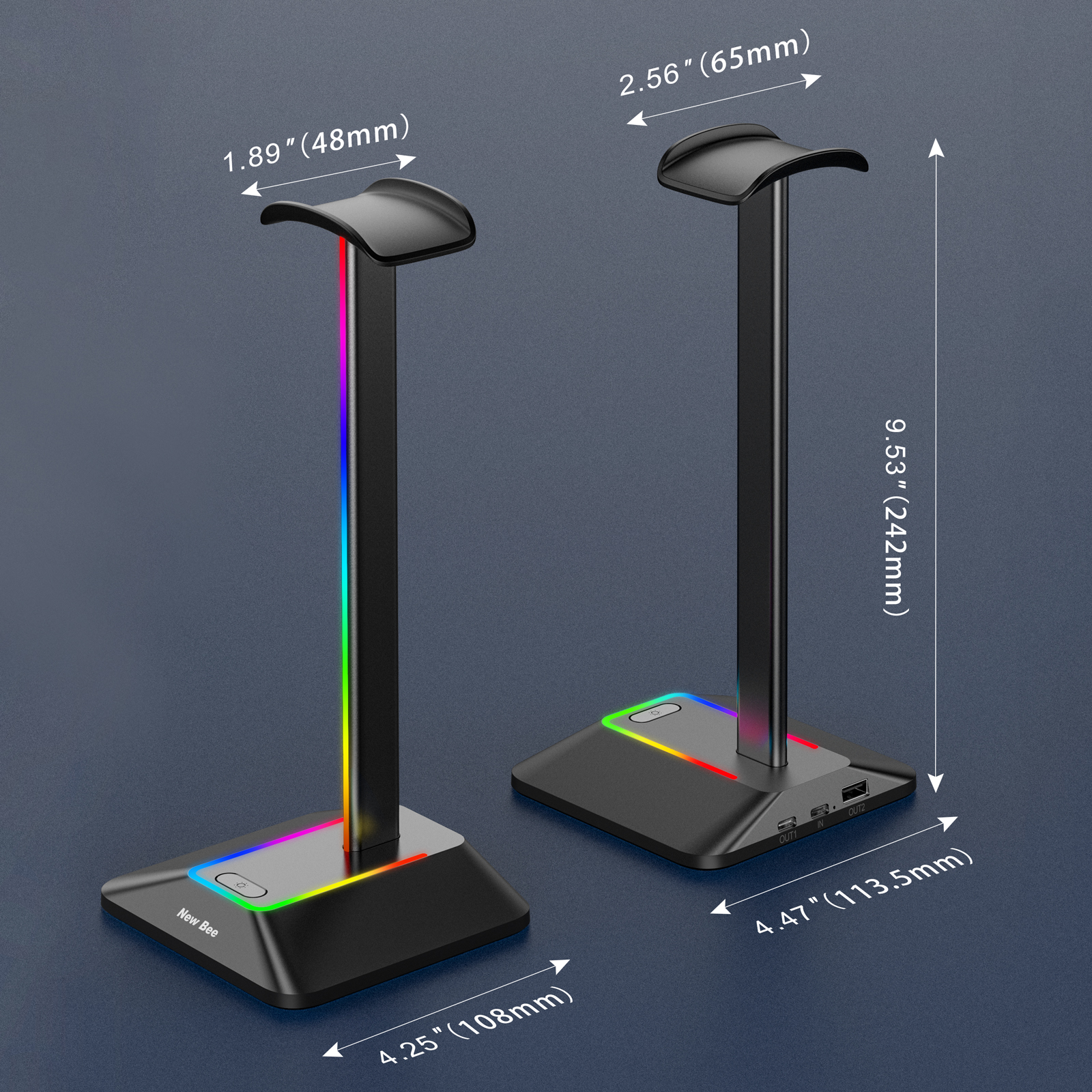 New Bee Z8 RGB Headphones Stan - Gaming Headset Rgb のレビューと価格