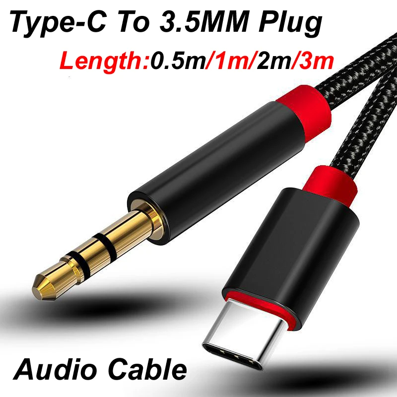 0.5m/1m/2m/3m Type-C USB-C To  - Cable Extension 3.5 のレビューと価格
