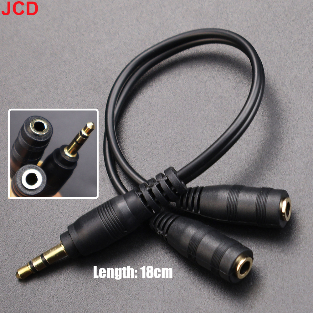JCD 1Male to 2 Dual Female Y S - Earphone Splitter Jack のレビューと価格