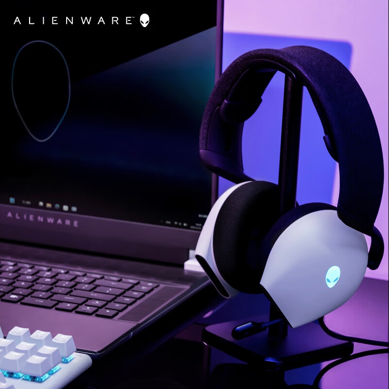 A Lienware AW520H Black/White  - Gaming Headset Rgb のレビューと価格