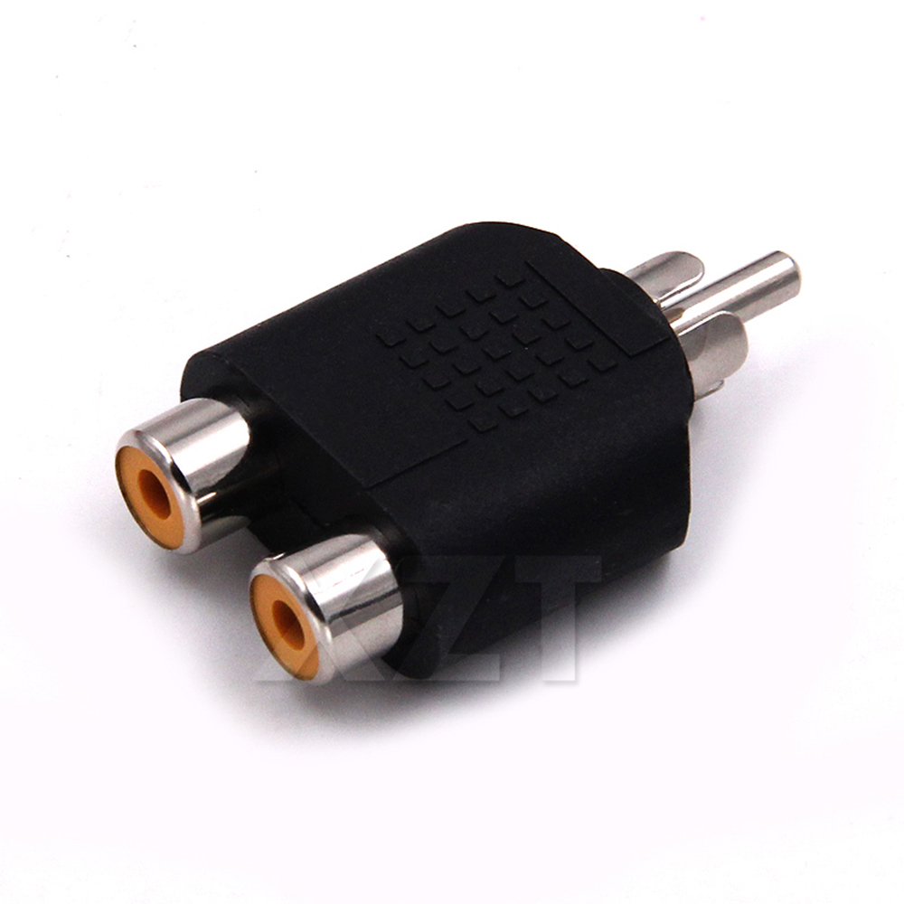 3.5mm Stereo Male To 2 RCA Fem - Earphone Splitter Jack のレビューと価格
