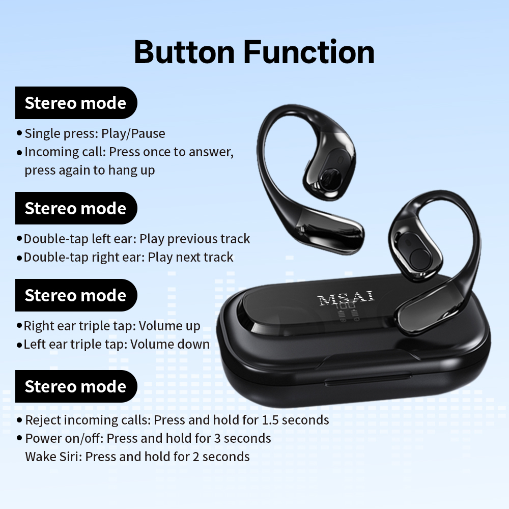 MSAI T23 AI Translator Earbuds - Usb C Earphone のレビューと価格