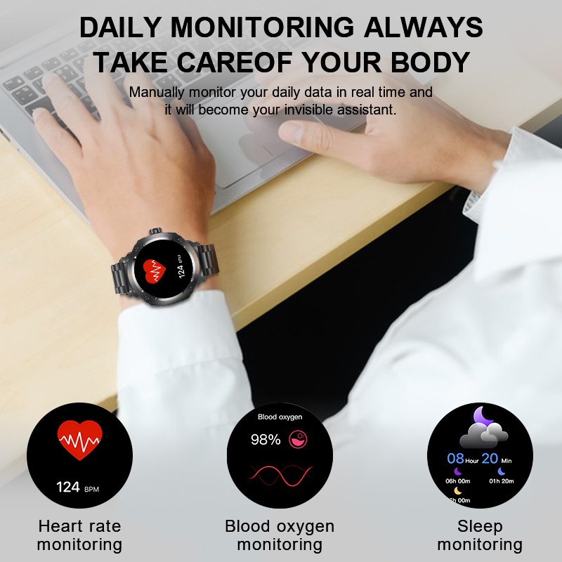 New Men's 2 In 1 Headset Smart - Earbuds Charging Case のレビューと価格