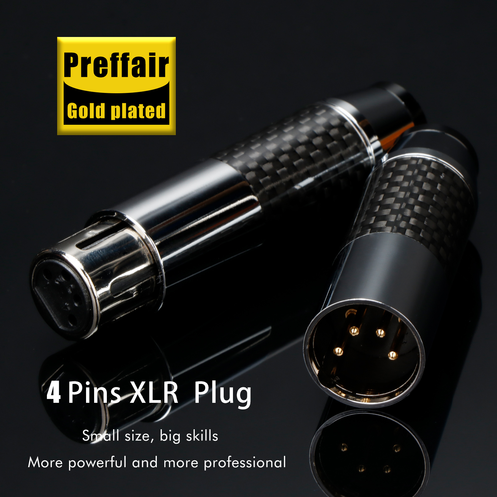 4pin XLR Connector Headphone X - Wired Earphone Mic のレビューと価格