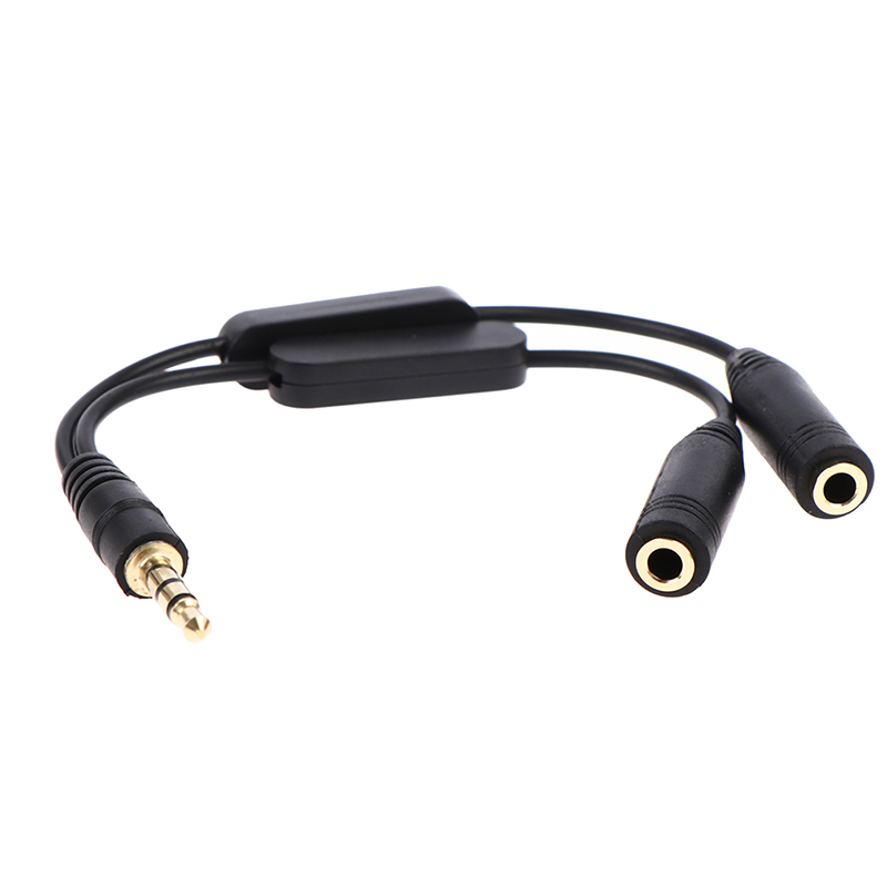 1pc 1 In 2 Out 3.5mm Stereo Ma - Audio Splitter Y のレビューと価格