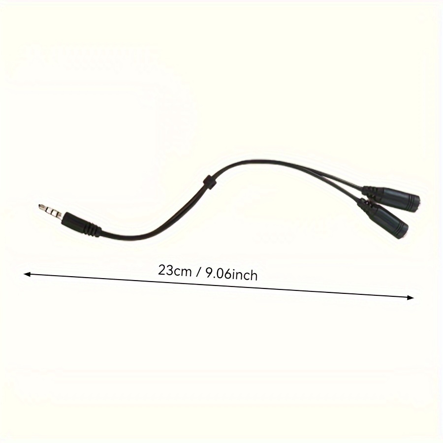 3.5mm Stereo Audio 1Male to 2  - Audio Splitter Y のレビューと価格