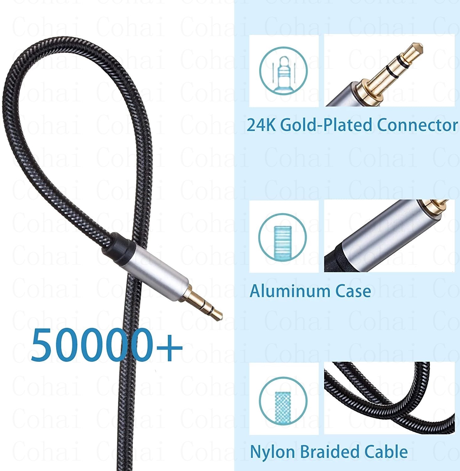 3.5mm Jack Audio Cable Jack 3. - Cable Extension 3.5 のレビューと価格