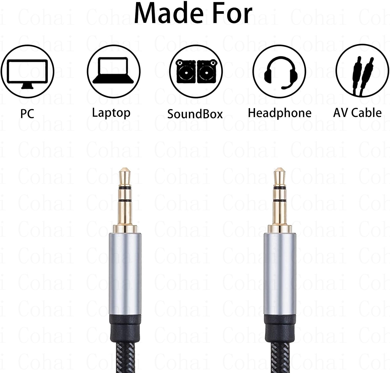 3.5mm Jack Audio Cable Jack 3. - Cable Extension 3.5 のレビューと価格