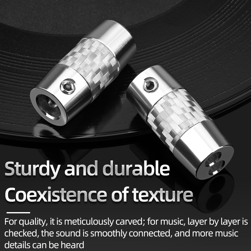 4pcs Carbon Fiber Y Splitter A - Audio Splitter Y のレビューと価格
