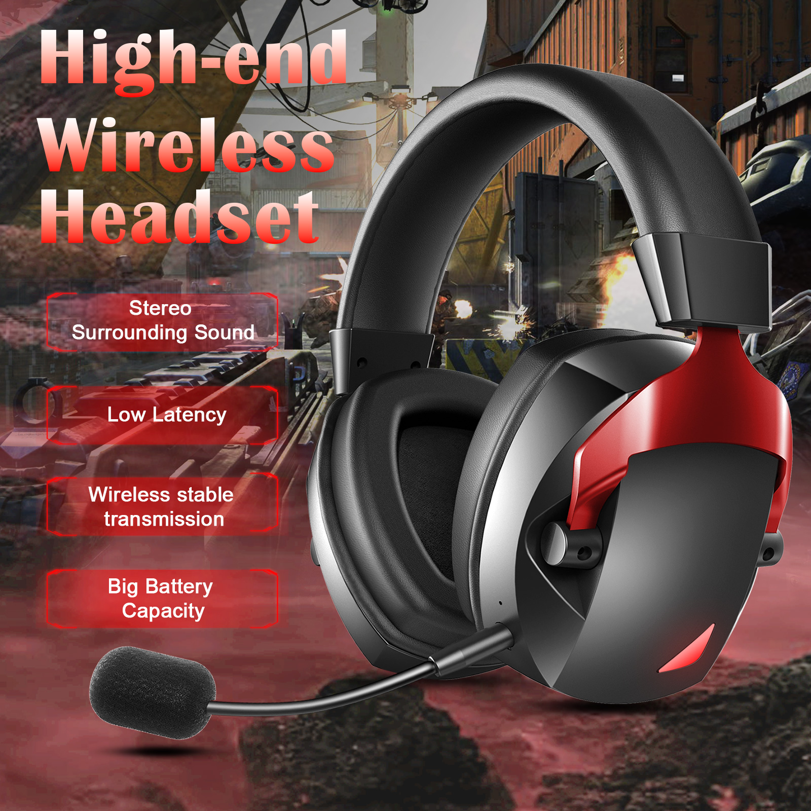 Wireless Gaming Headset with D - Gaming Headset Rgb のレビューと価格