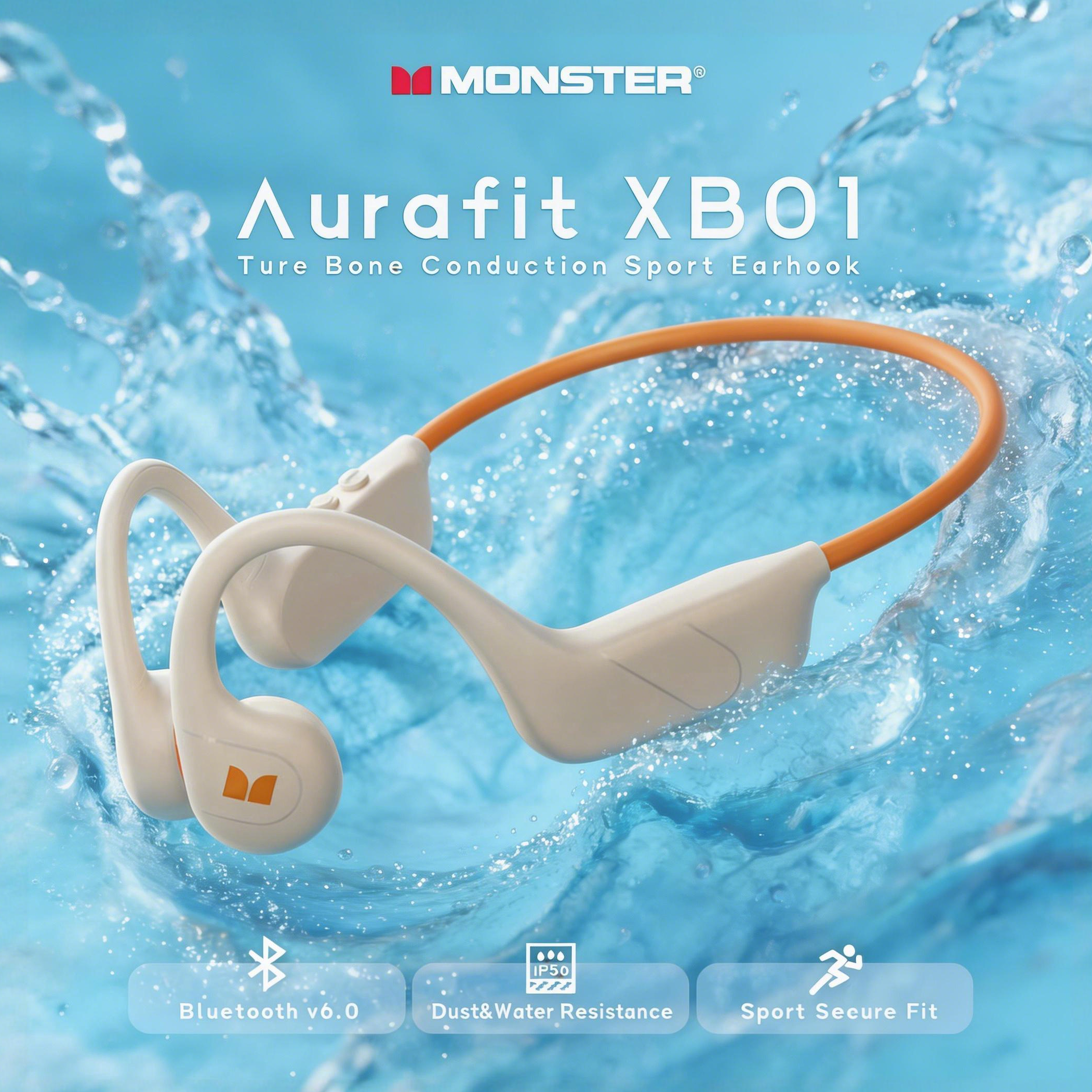 Monster AuraFit XB01 Bone Cond - Sports Earphone Hook のレビューと価格