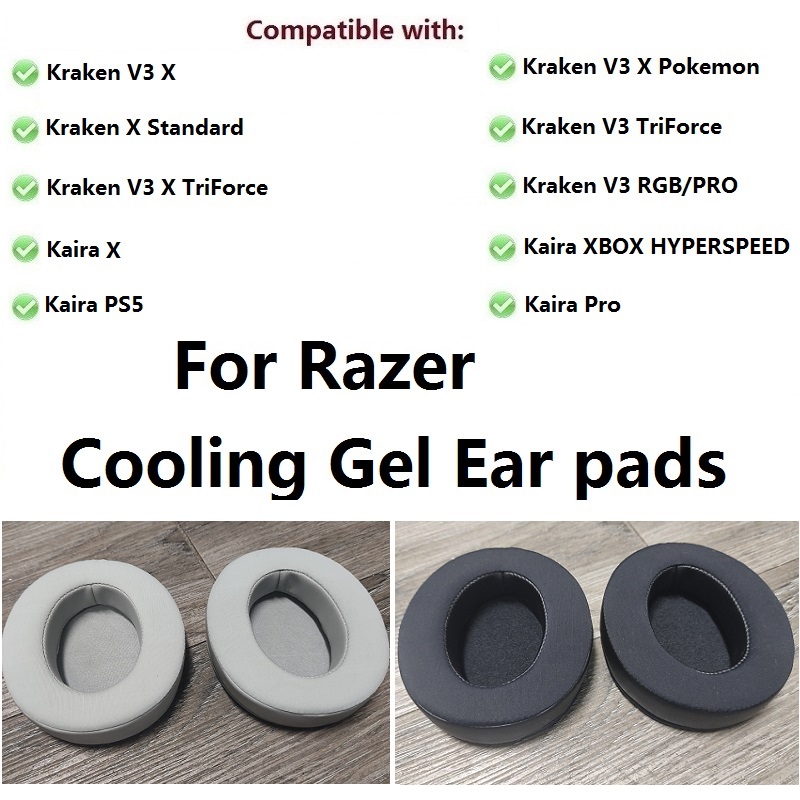 Cooling Gel ear pads For Razer - Gaming Headset Rgb のレビューと価格