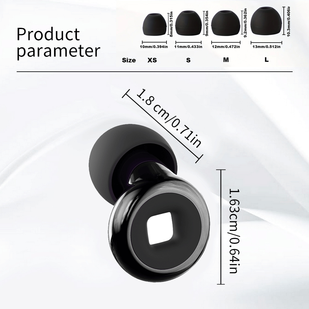 Reusable Silicone Ear Plugs No - Silicone Ear Tip Replacement のレビューと価格