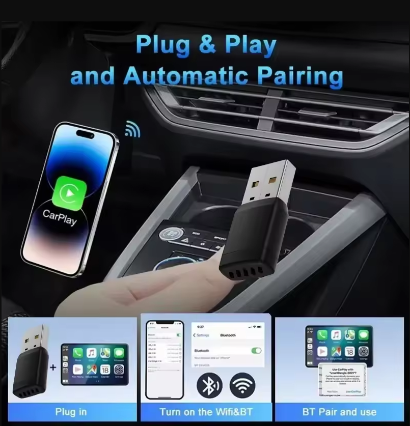 Smart Wireless CarPlay Android - Bluetooth Adapter Receiver のレビューと価格