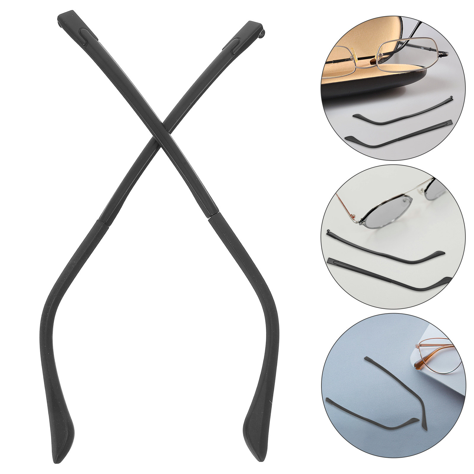 Universal Eyeglass Temple End  - Silicone Ear Tip Replacement のレビューと価格