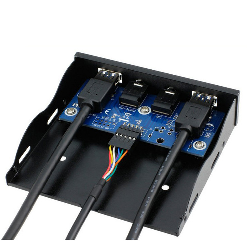 2 Port USB 3.0 Hub Splitter HD - Earphone Splitter Jack のレビューと価格