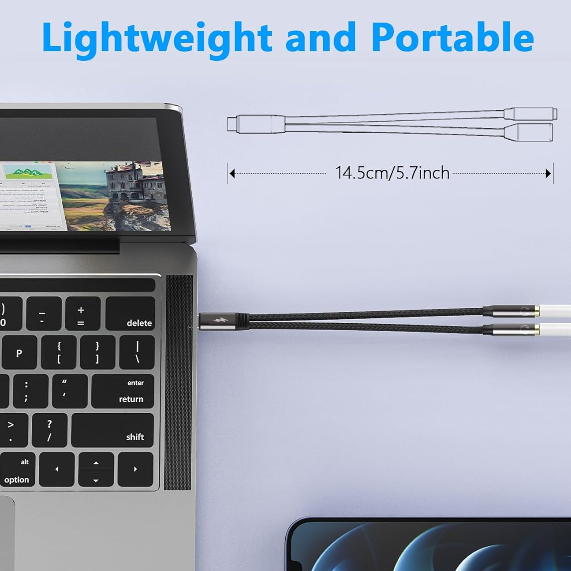 USB C To Dual 3.5mm Female Hea - Cable Extension 3.5 のレビューと価格