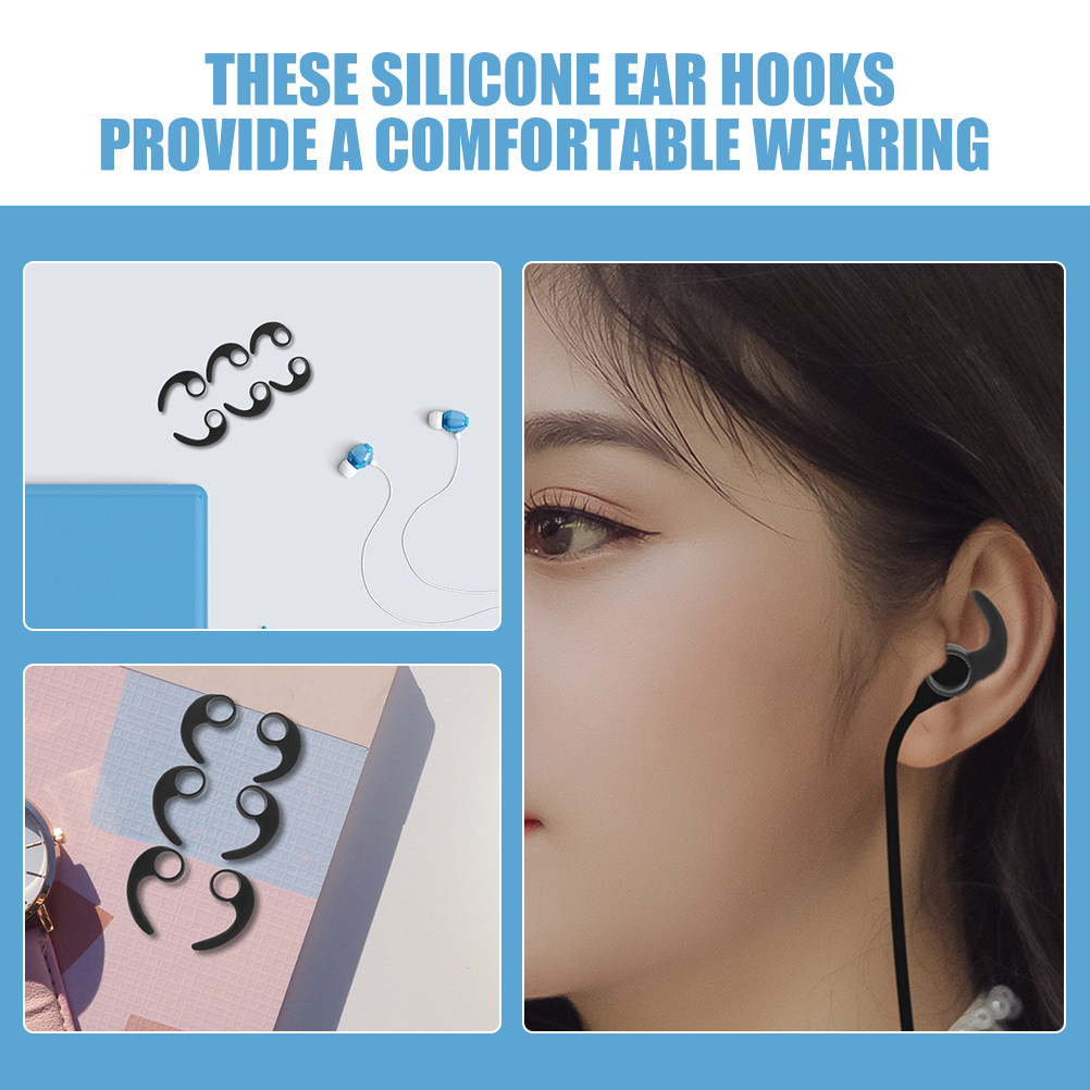 12Pcs Ear Hooks Silicone Sport - Silicone Ear Tip Replacement のレビューと価格
