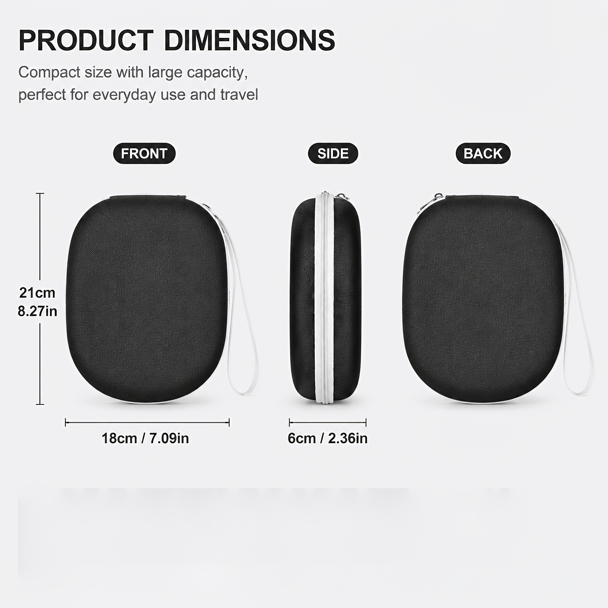 Portable Headphone Storage Cas - Headphone Case Hard のレビューと価格