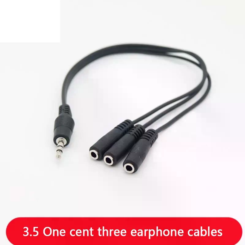 3.5mm 3 3.5mm 1 3 Adapter Way  - Earphone Splitter Jack のレビューと価格
