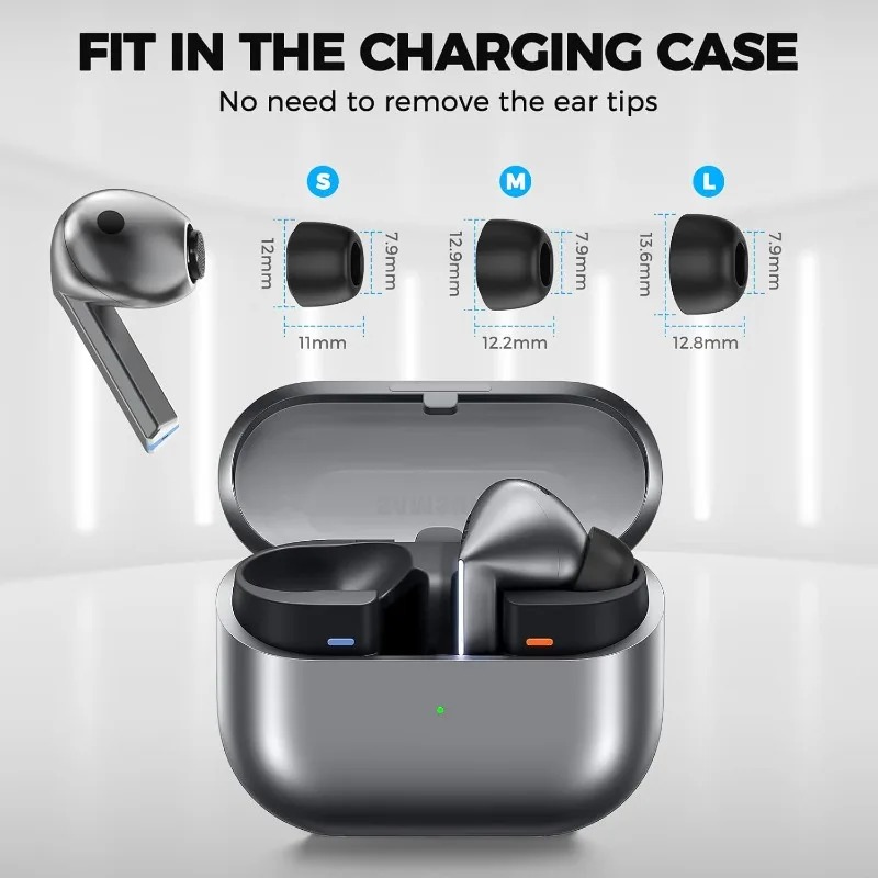 6-3Pairs For Samsung Galaxy Bu - Earphone Foam Tip のレビューと価格