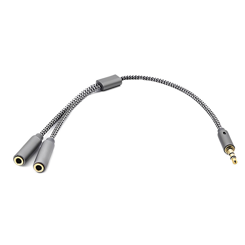 1PCS 3.5mm Audio Splitter Y Ja - Earphone Splitter Jack のレビューと価格
