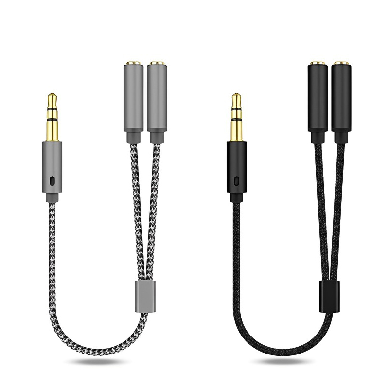 1PCS 3.5mm Audio Splitter Y Ja - Earphone Splitter Jack のレビューと価格