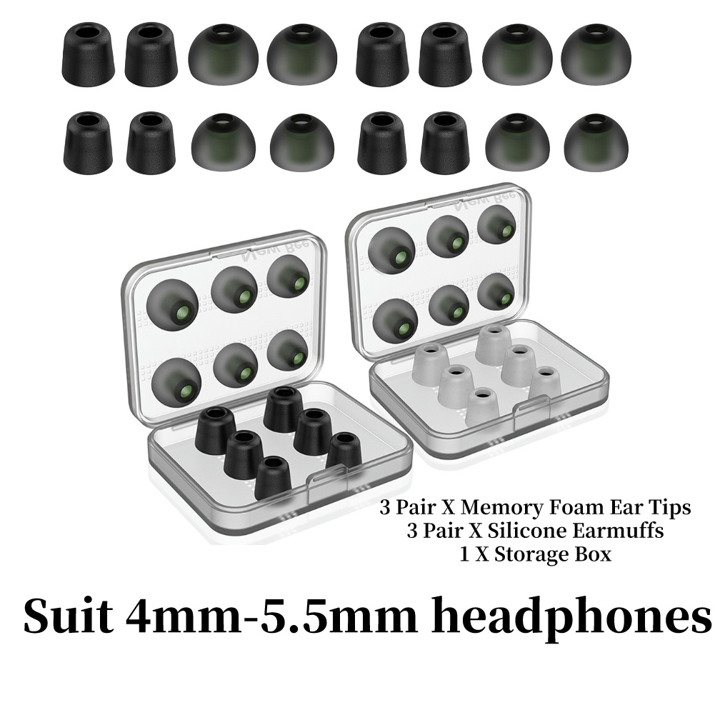 Memory Foam Ear Tips Noise Iso - Earphone Foam Tip のレビューと価格
