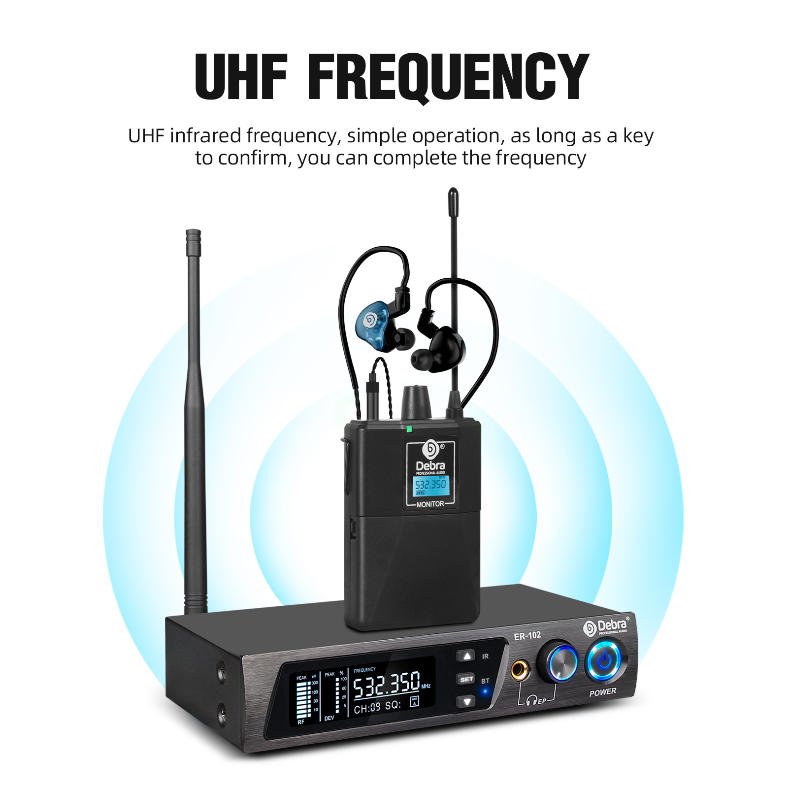 Debra ER-102 UHF IEM In Ear St - In Ear Monitor Iem のレビューと価格